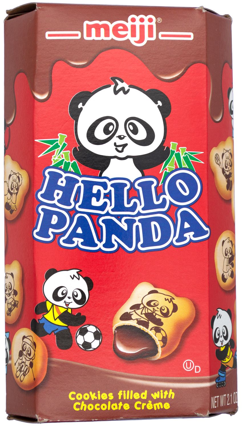 Meiji Hello Panda Cookie Meiji Chocolate 2.1 Ounce 
