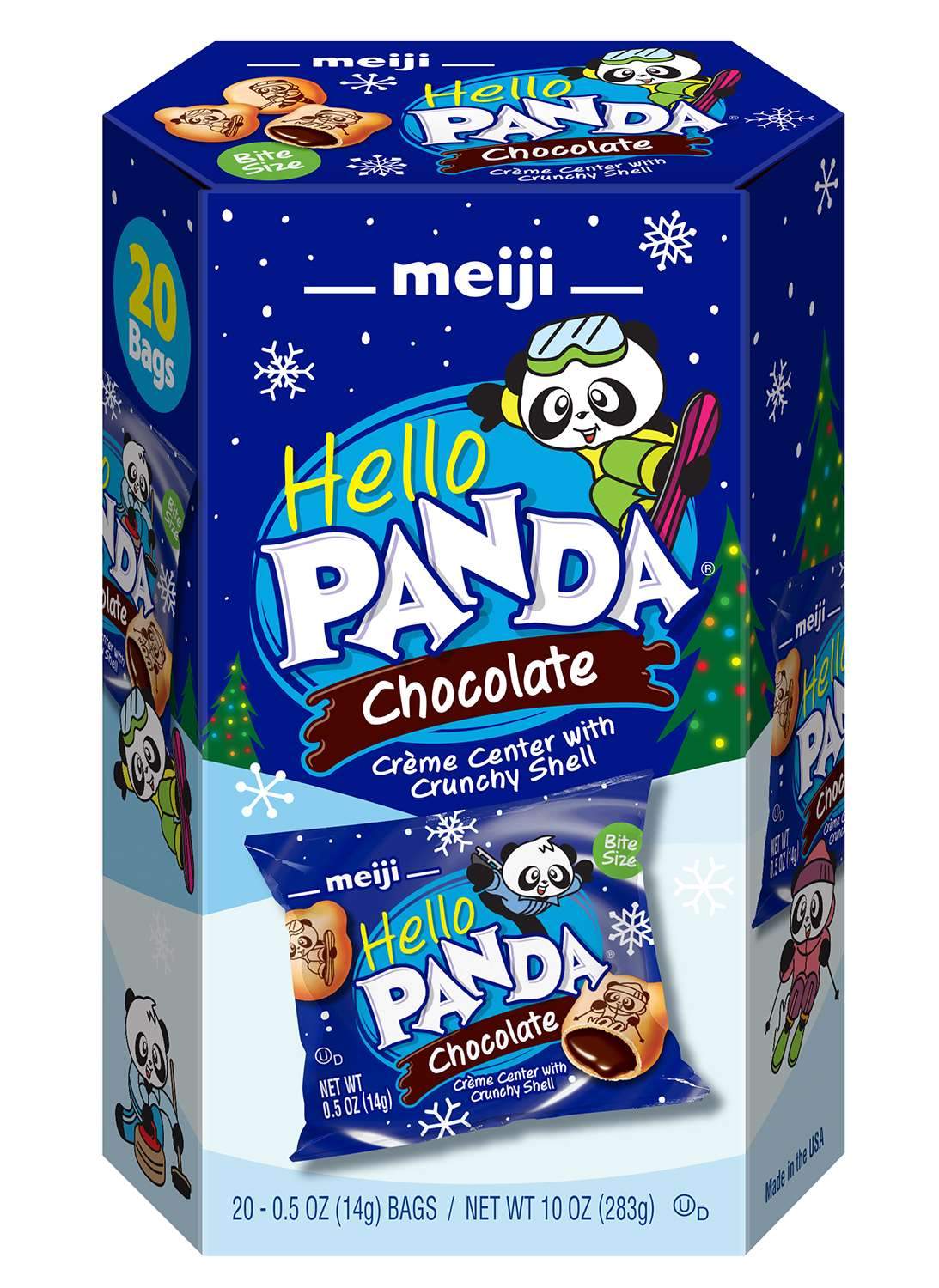 Meiji Hello Panda Cookie Meiji Holiday 0.5 Oz-20 Count 