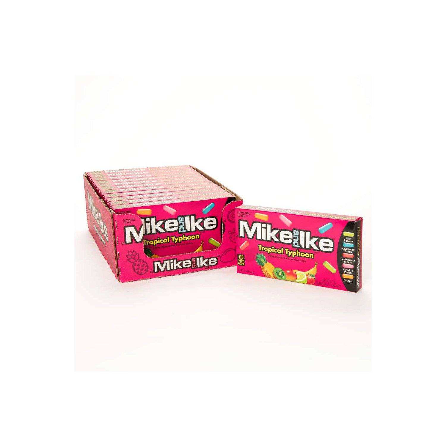 Mike & Ike Candy Mike & Ike Tropical Typhoon 5 Oz-12 Count 