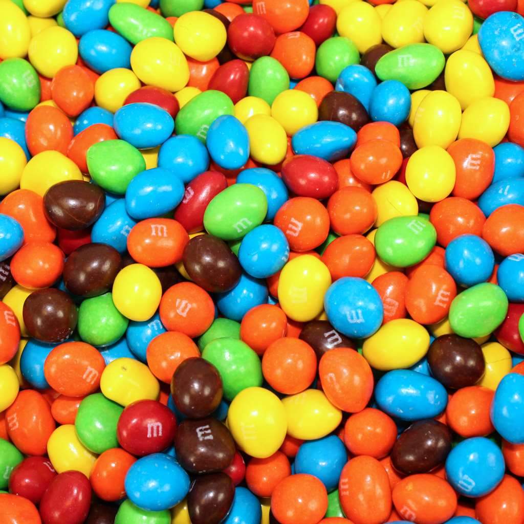 M&M's Peanut Chocolate Candies M&M's 25 Pound 