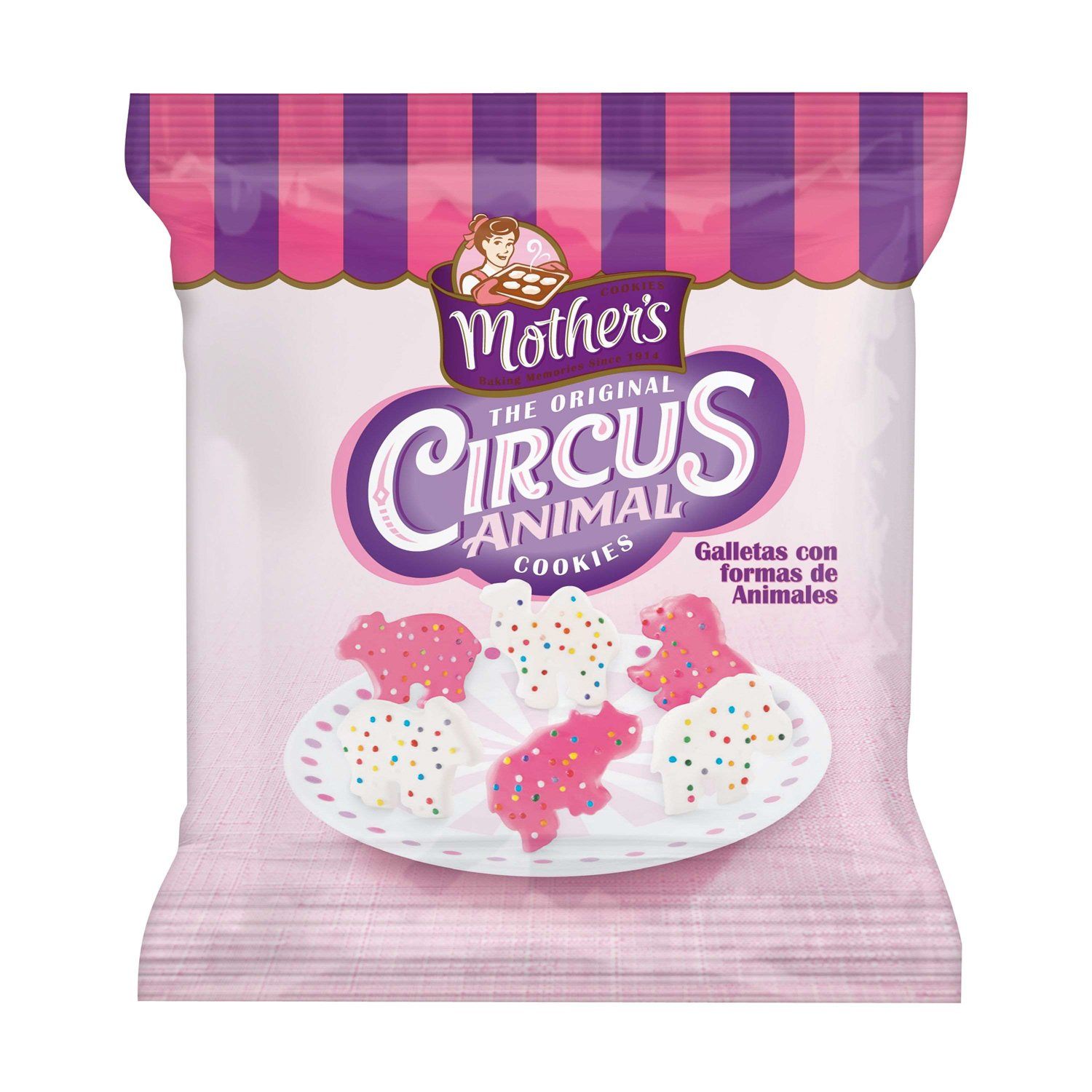 Mother's Animal Cracker Mother's Original 1 Oz-12 Count 