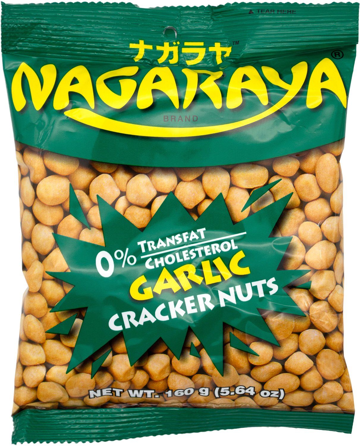 Nagaraya Creacker Nuts Nagaraya Garlic 5.64 Ounce 