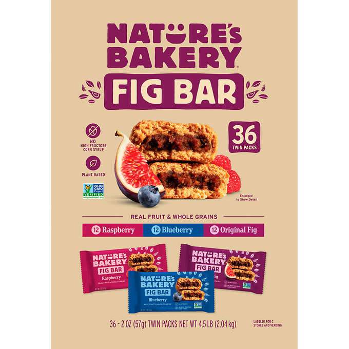 Nature's Bakery Fig Bar Nature's Bakery Variety 2 Oz-36 Count 