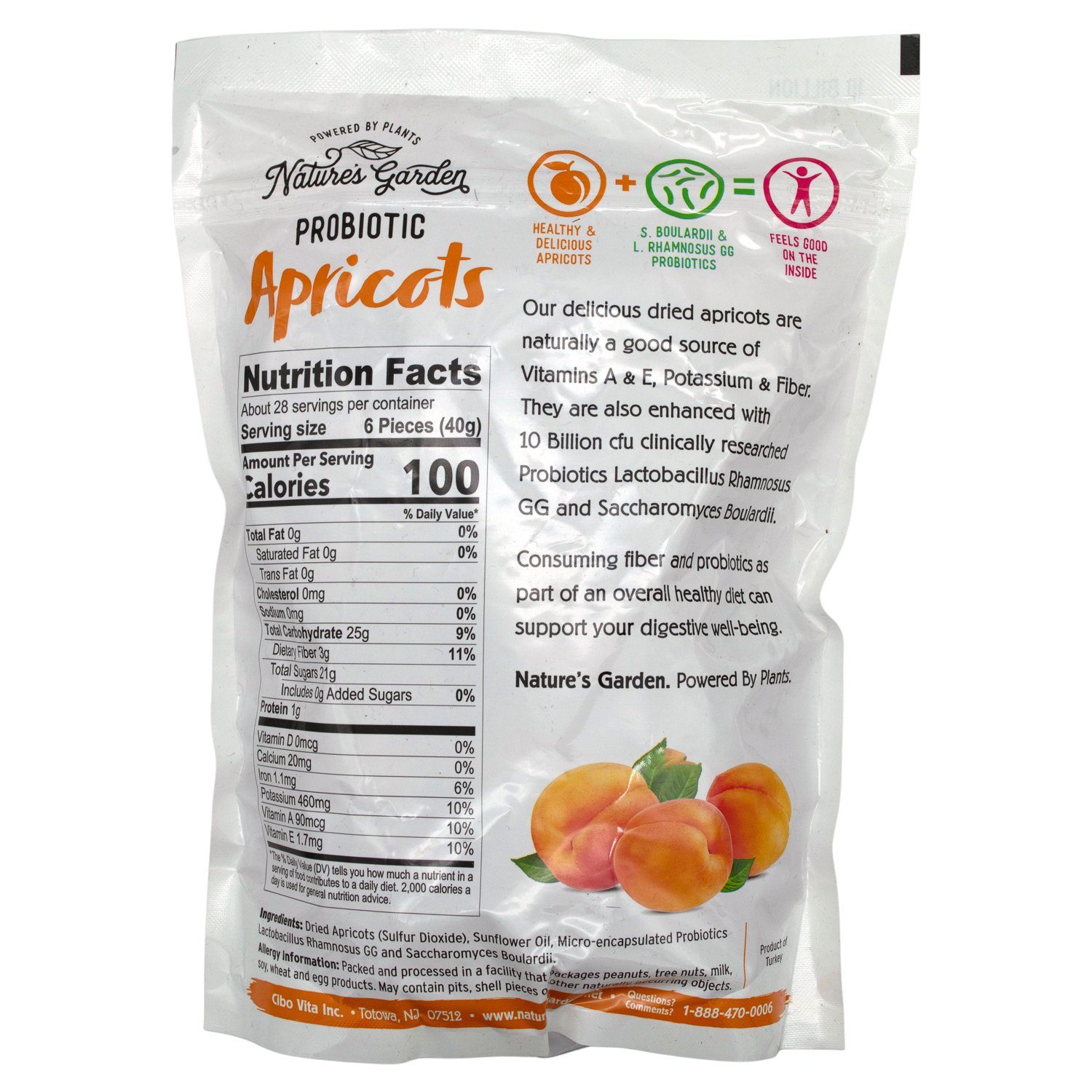 Nature’s Garden Probiotic Apricots Nature’s Garden 