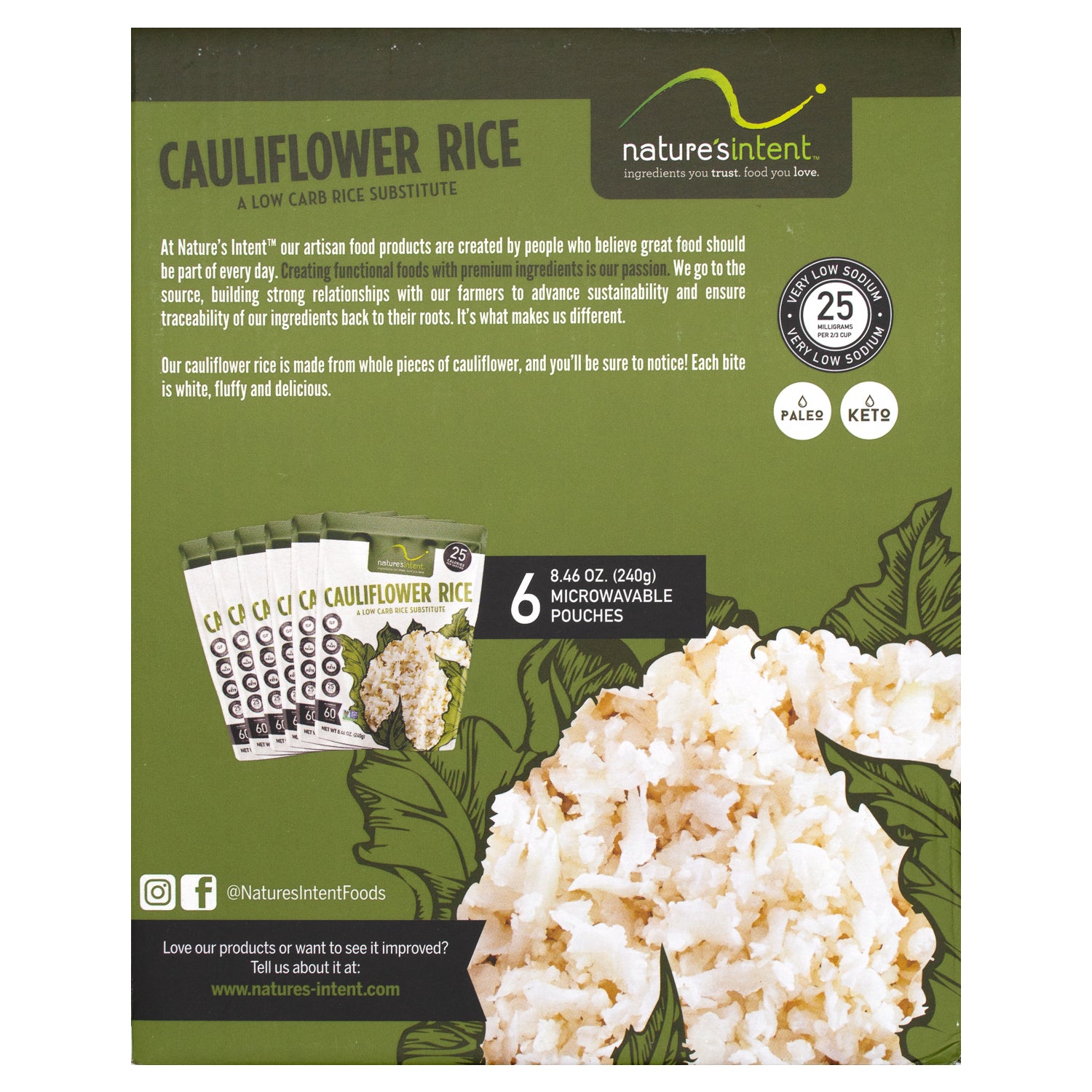 Nature's Intent Cauliflower Rice Nature's Intent 