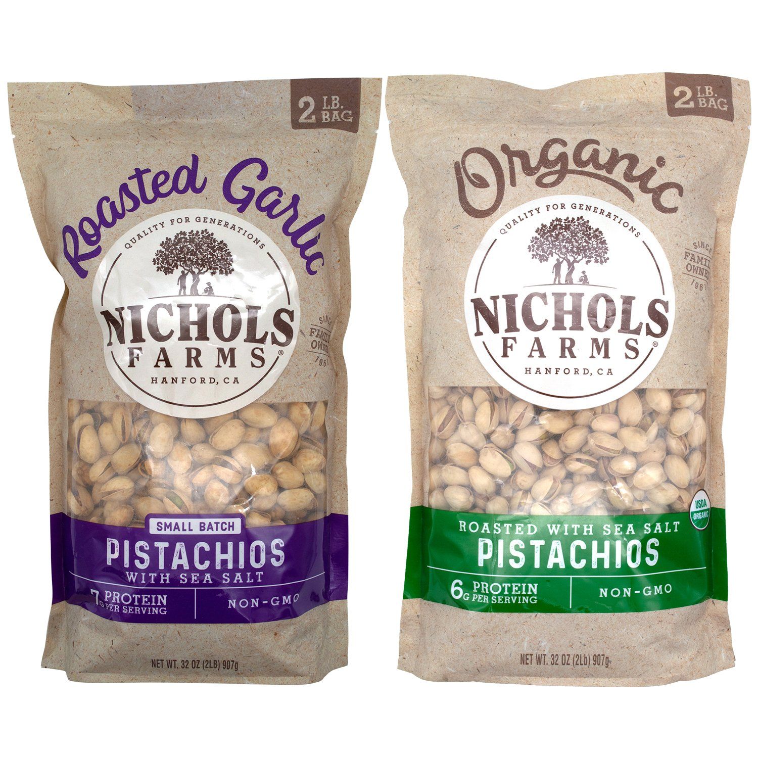 Nichols Farms California In-Shell Pistachios Nichols Farms 