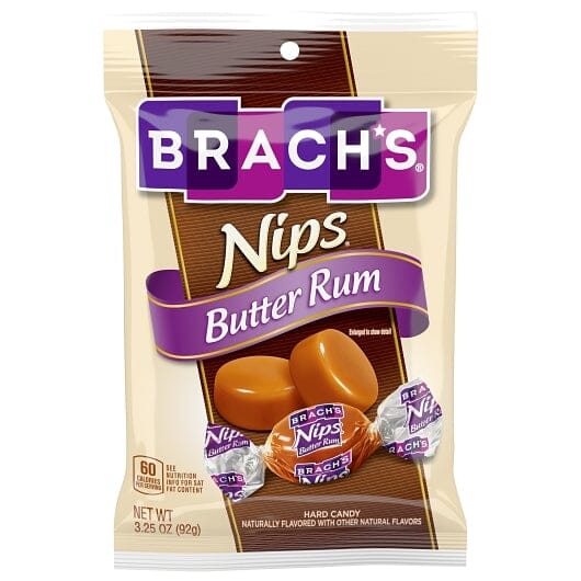Nips Candies Nips Butter Rum 3.25 Ounce 