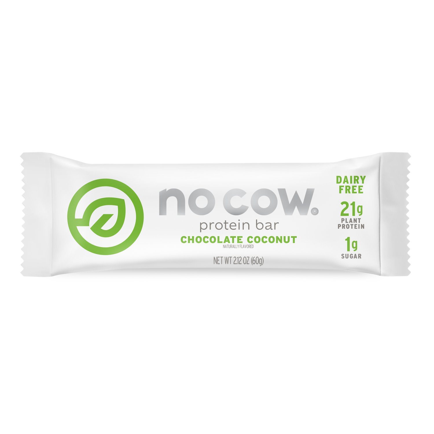 No Cow Plant Based Protein Bars No Cow Chocolate Coconut 2.12 Ounce 