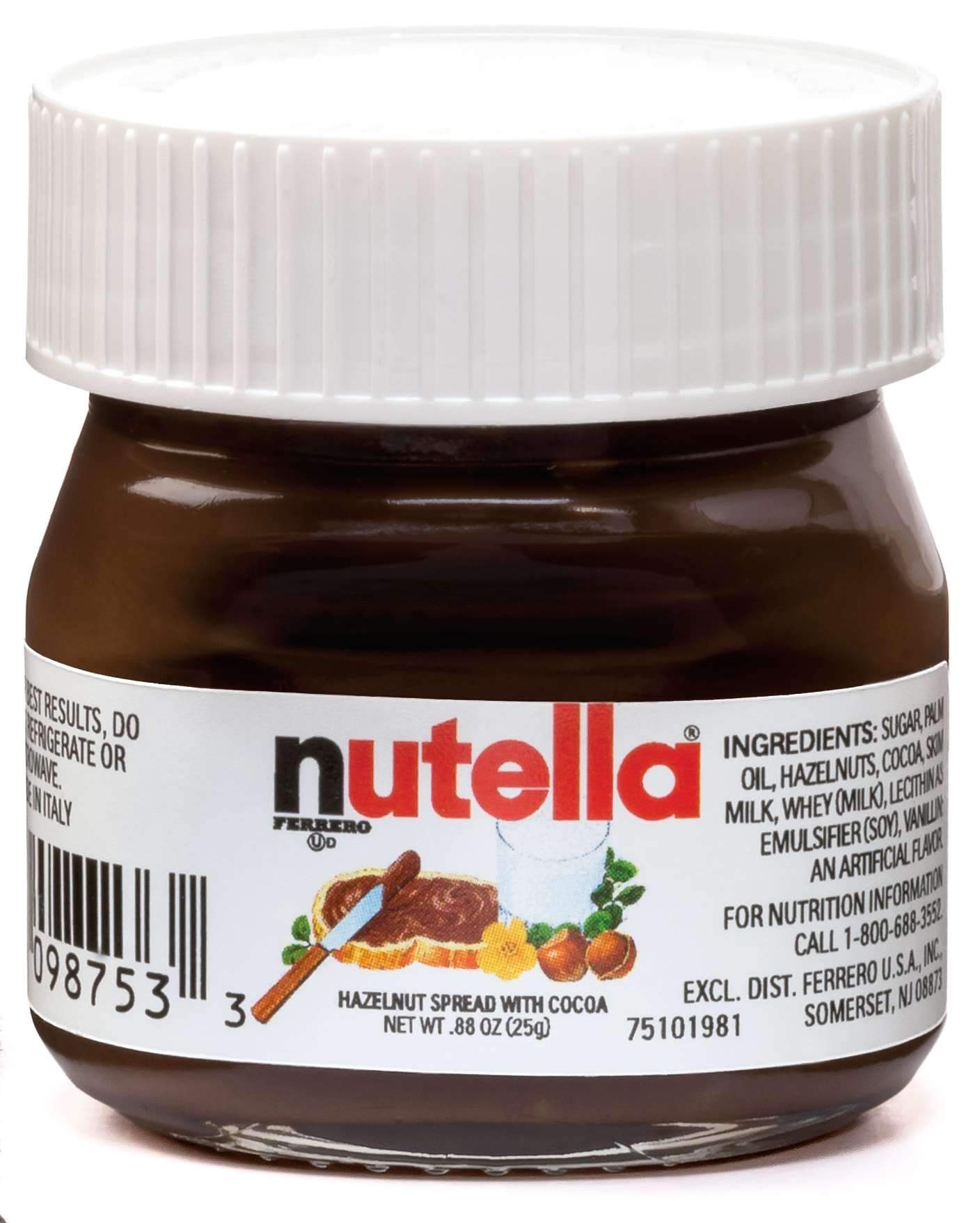 Nutella Hazelnut Spread with Cocoa Nutella 0.88 Ounce 