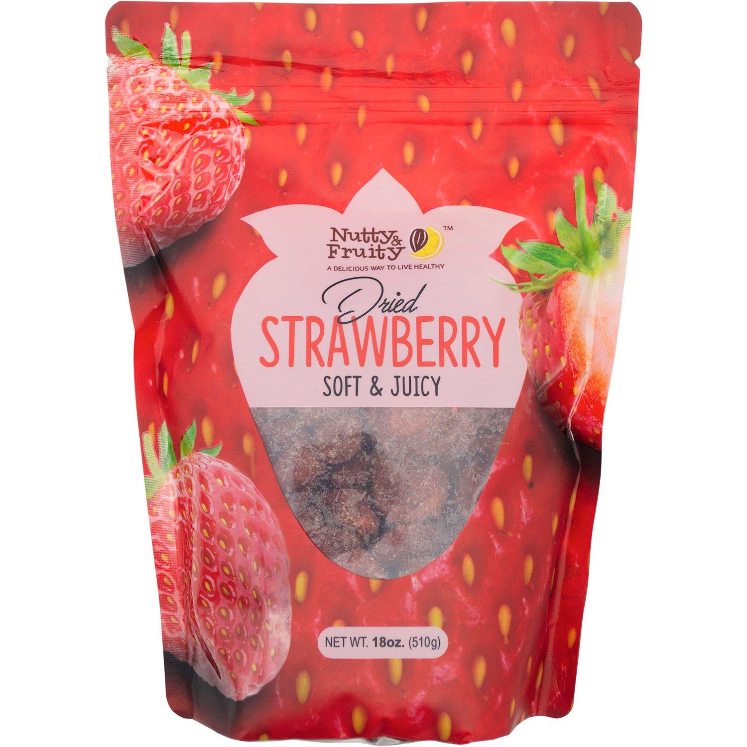 Nutty & Fruity Dried Strawberry Nutty & Fruity 18 Ounce 