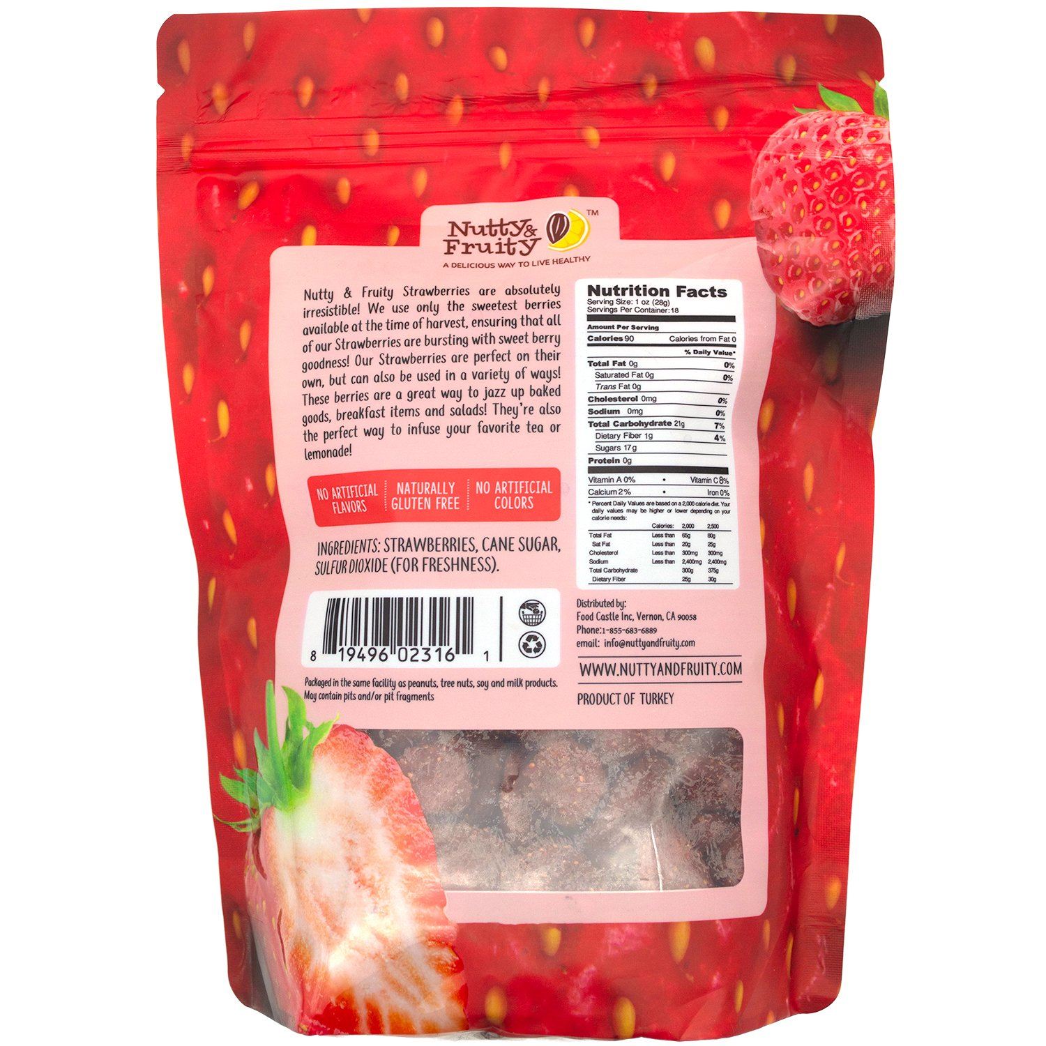 Nutty & Fruity Dried Strawberry Nutty & Fruity 