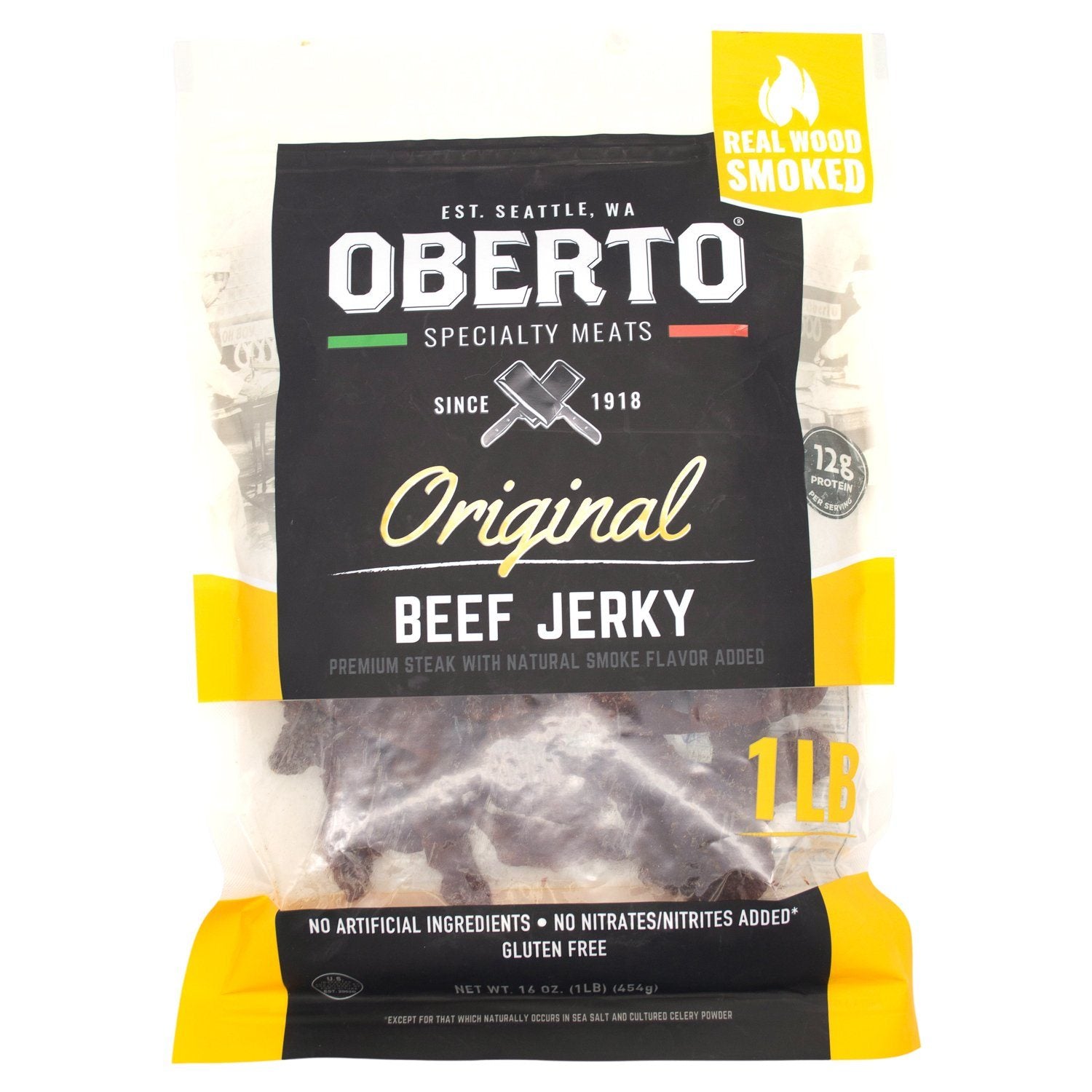 Oberto All Natural Jerky Oberto Original 16 Ounce 