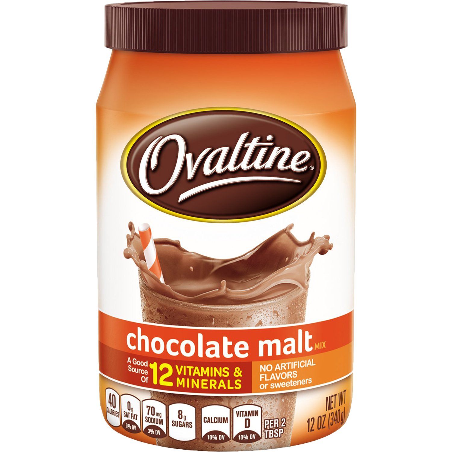Ovaltine Drink Mix Ovaltine Chocolate Malt 12 Ounce 
