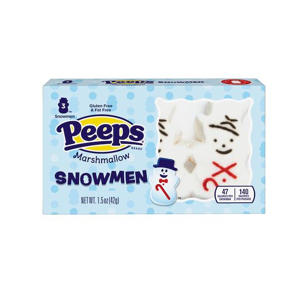 Peeps Marshmallow Peeps Snowman 1.5 Ounce 