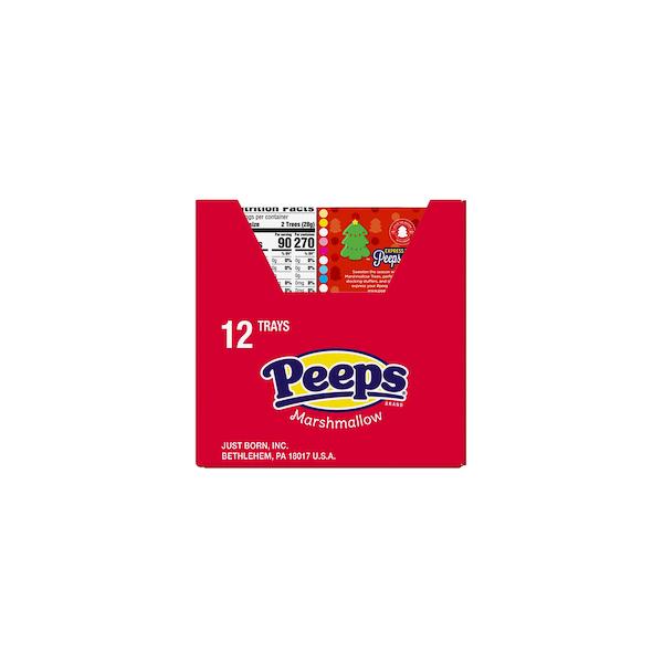 Peeps Marshmallow Peeps Trees 3 Oz-12 Count 