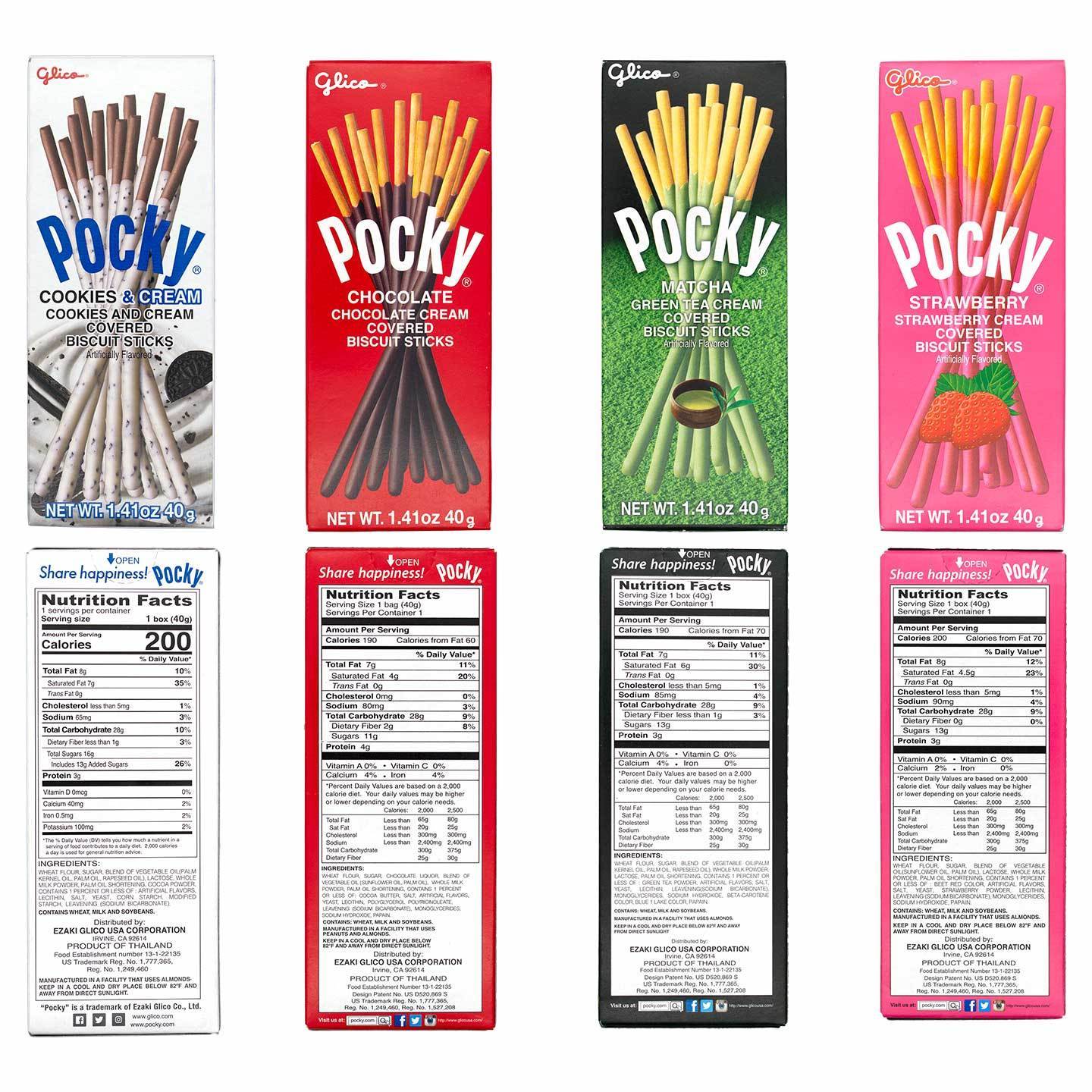 Pocky Cream Covered Biscuit Sticks 1.41 Ounce Glico 