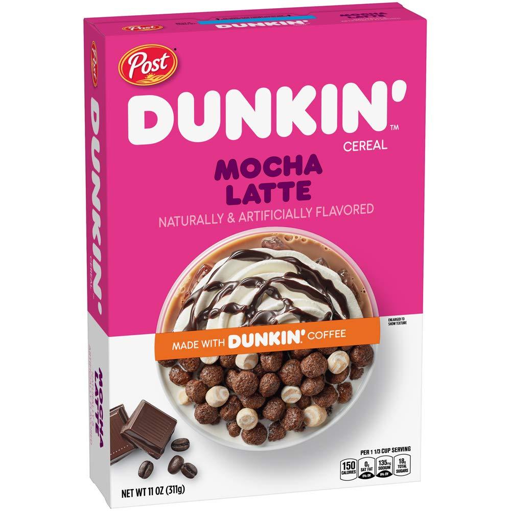 Post Dunkin' cereal Post Mocha Latte 11 Ounce 