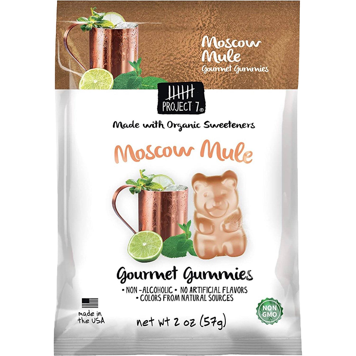 Project 7 Gourmet Gummies Project 7 Moscow Mule 2 Ounce 