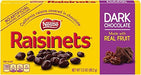 Raisinets Chocolate Covered Raisins Meltable Raisinets Dark Chocolate 3.1 Ounce 