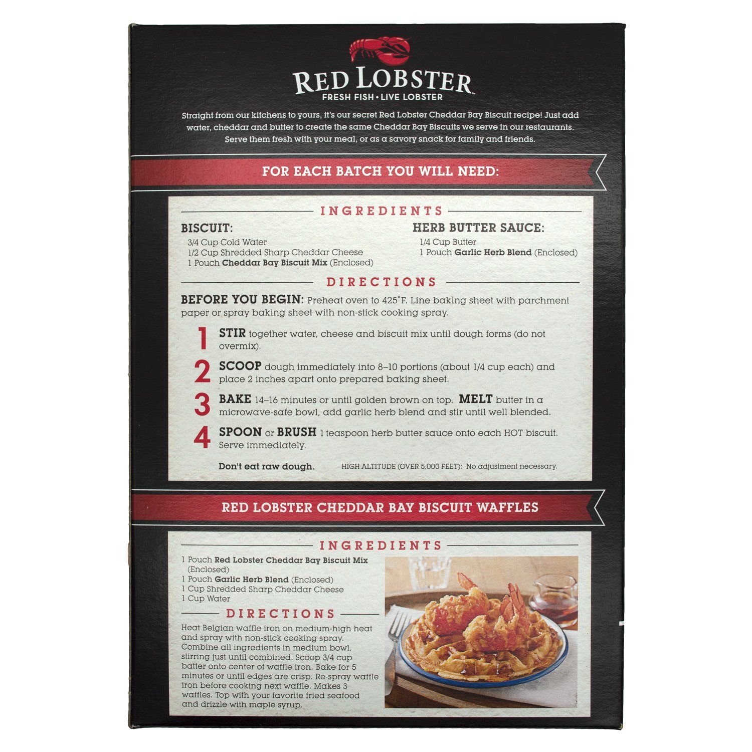 Red Lobster Cheddar Bay Biscuit Mix Red Lobster 