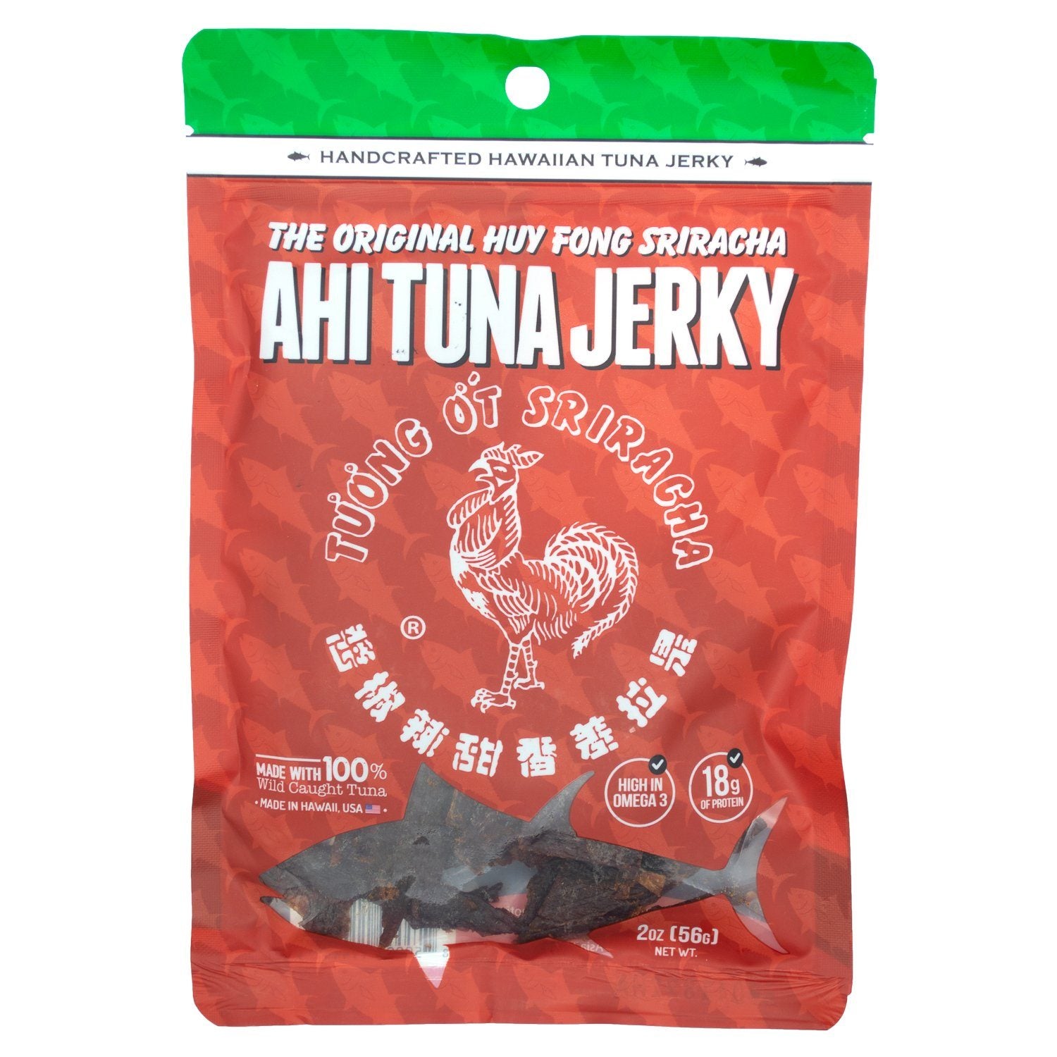 Rock Da Rooster Ahi Tuna Jerky Rock Da Rooster Original 2 Ounce 