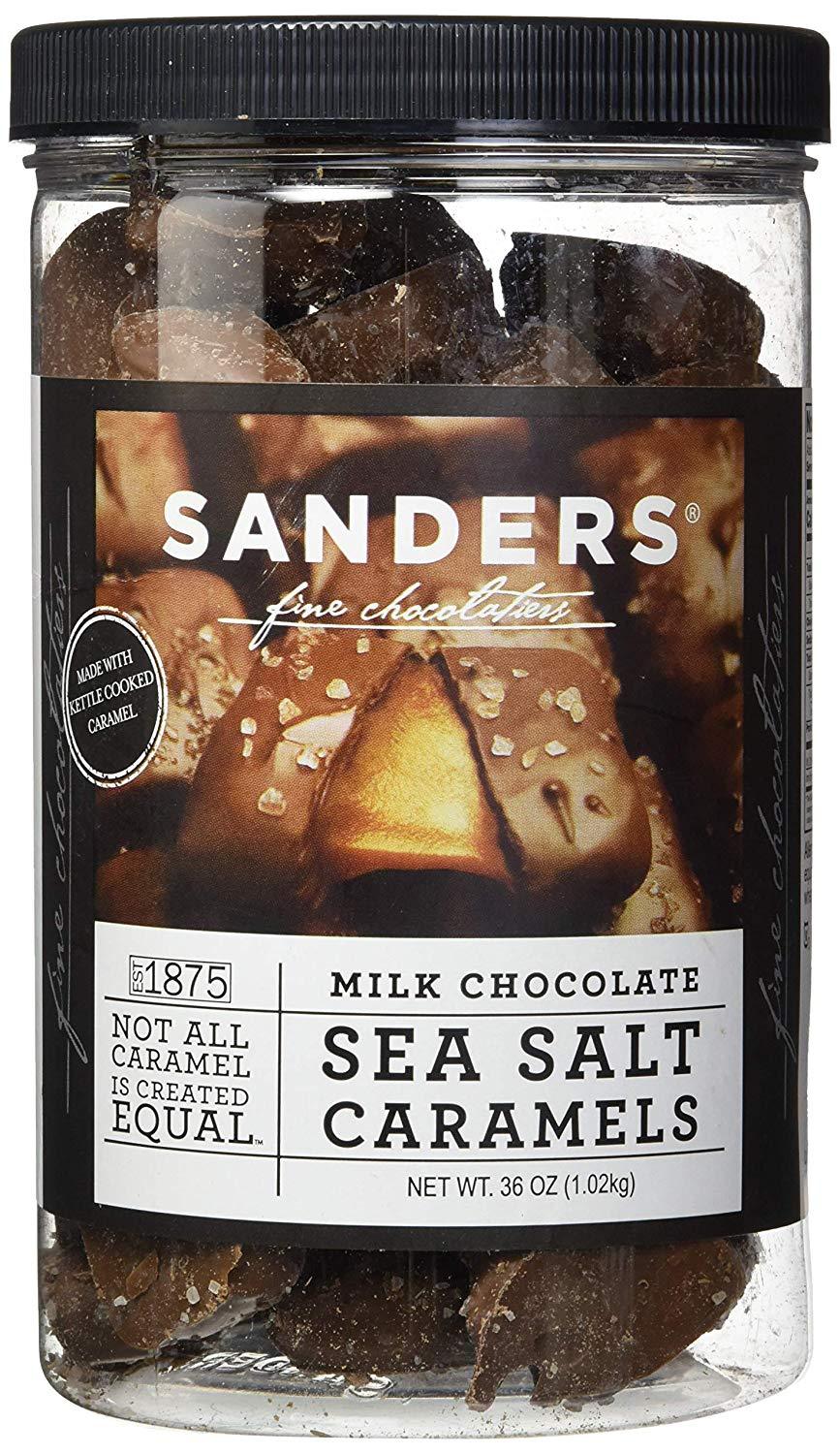 Sanders Sea Salt Caramels Sanders Milk Chocolate 36 Ounce 