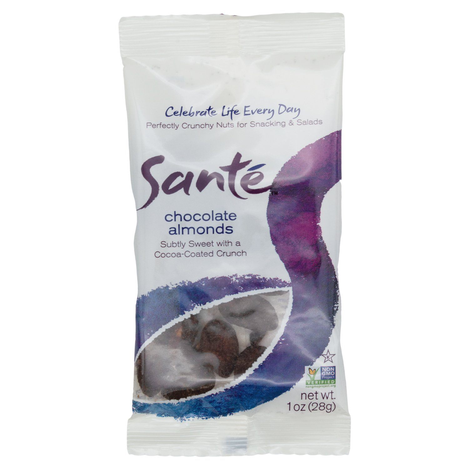 Santé Gourmet Flavored Almonds Santé Chocolate Almonds 1.25 Ounce 