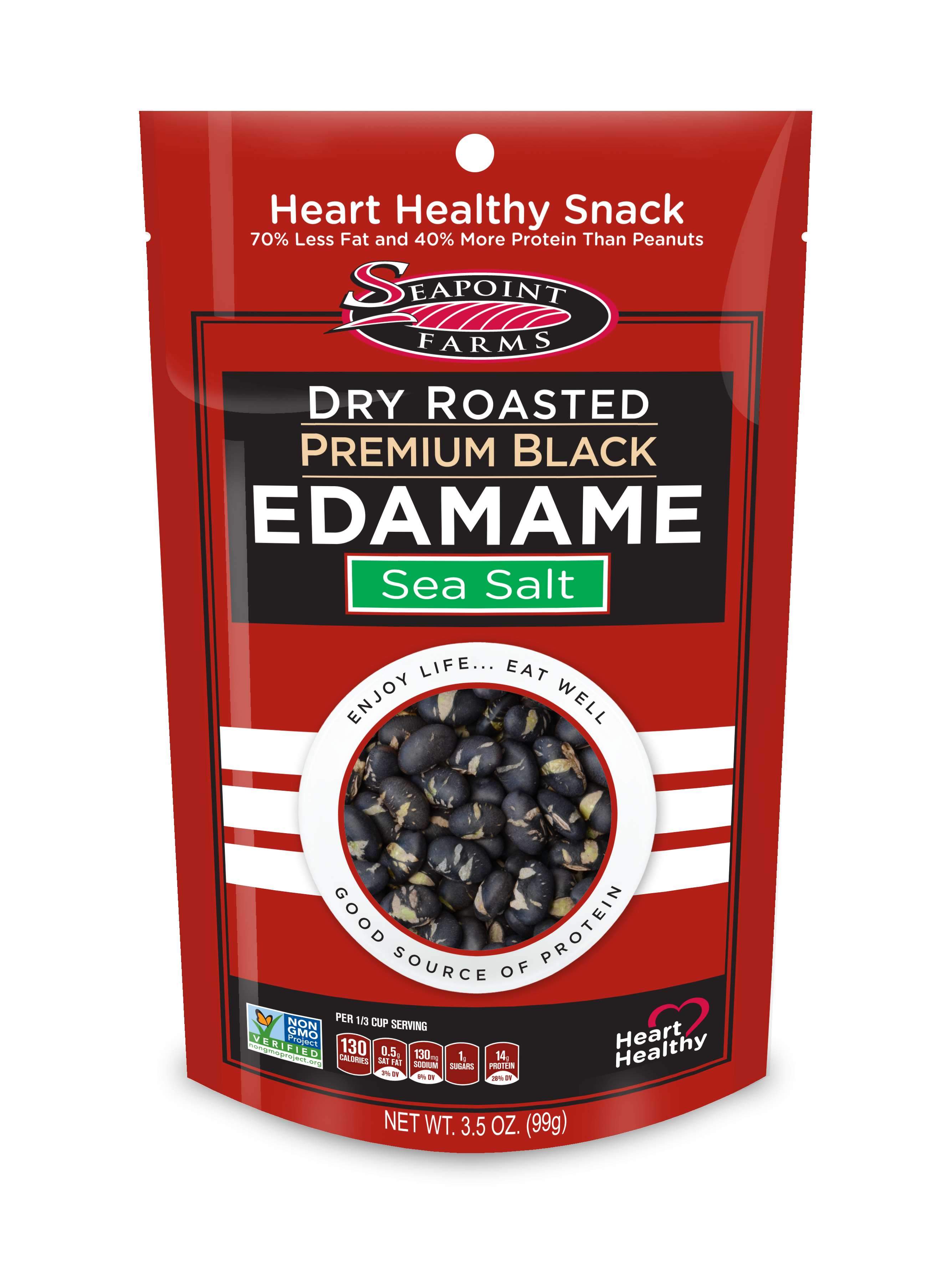 Seapoint Farms Dry Roasted Edamame Seapoint Farms Premium Black - Sea Salt 3.5 Ounce 