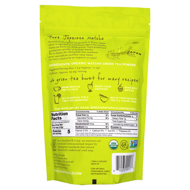 Sencha Naturals Matcha Powder Sencha Naturals 