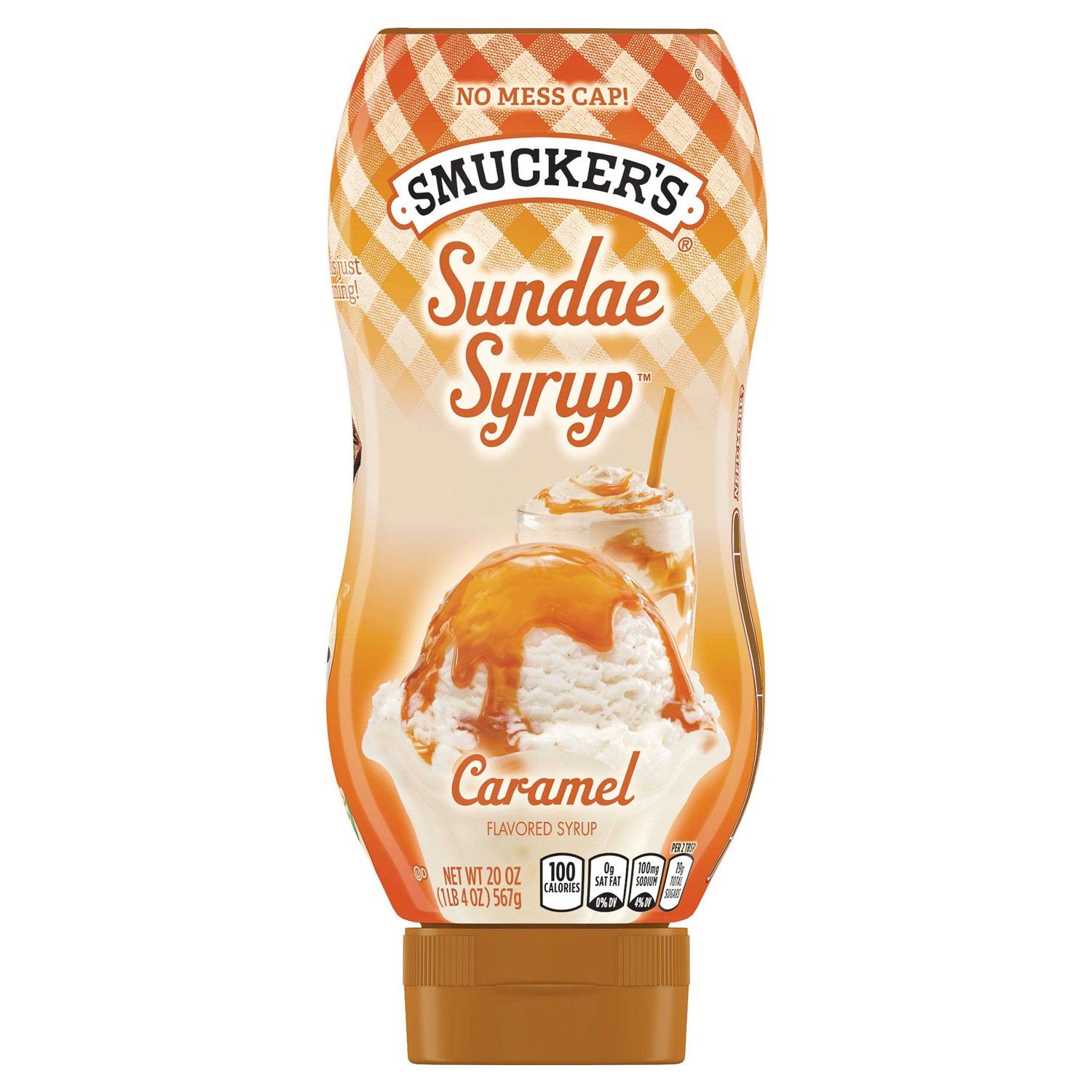 Smucker's Sundae Syrup Smucker's Caramel 20 Ounce 