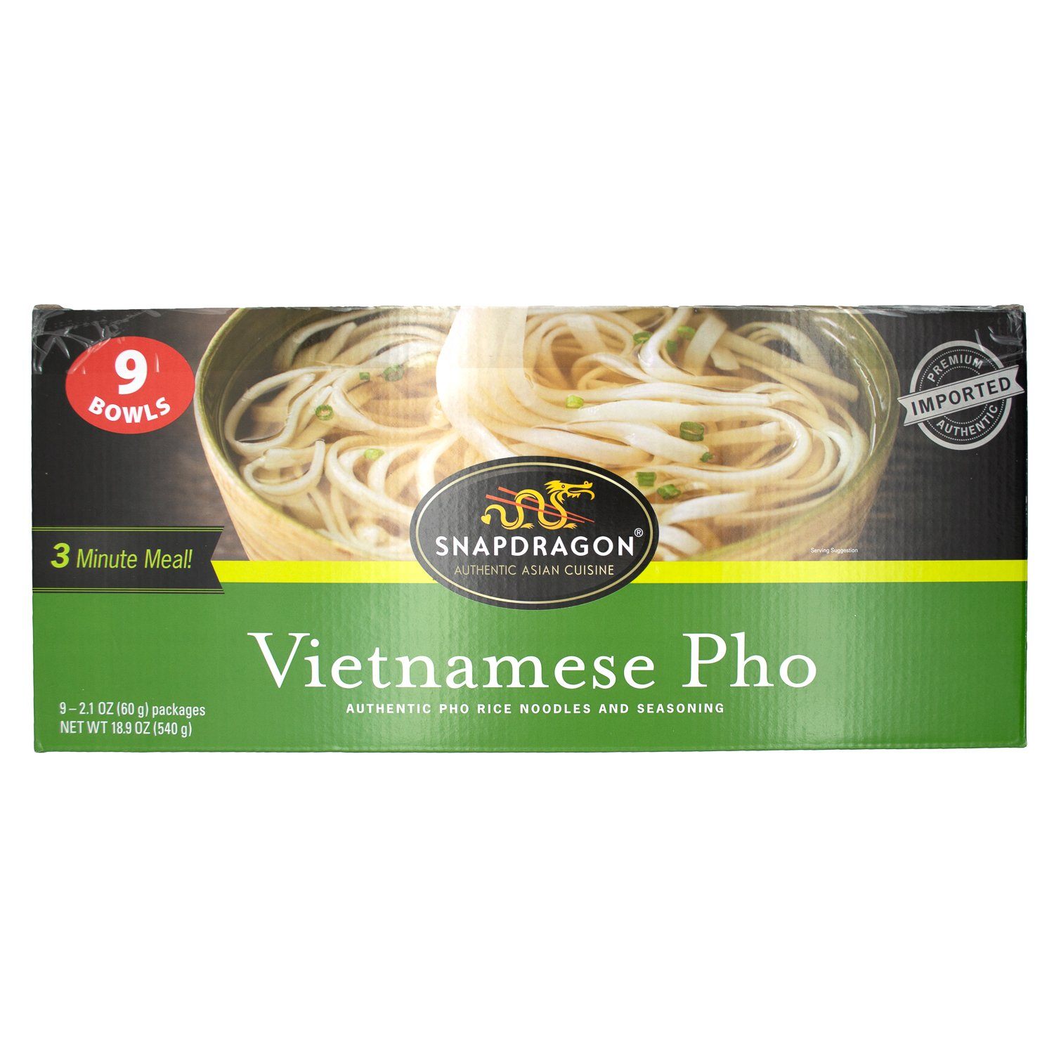 Snapdragon Vietnamese Pho Bowl Snapdragon Original 2.1 Ounce-9 Count 