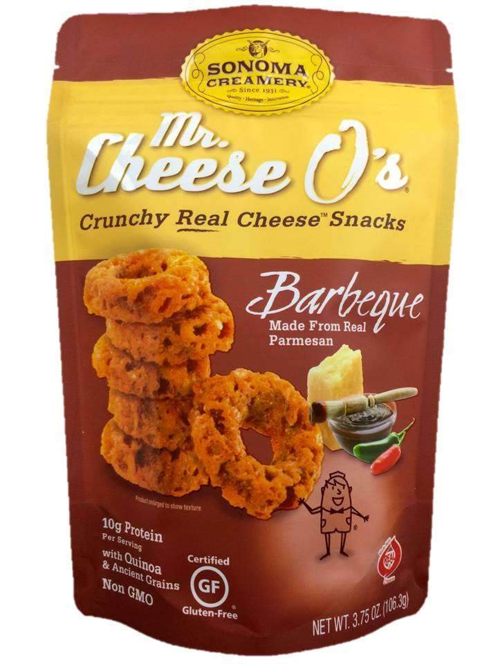 Sonoma Creamery Cheese O's Snacks Sonoma Creamery BBQ 3.75 Ounce 