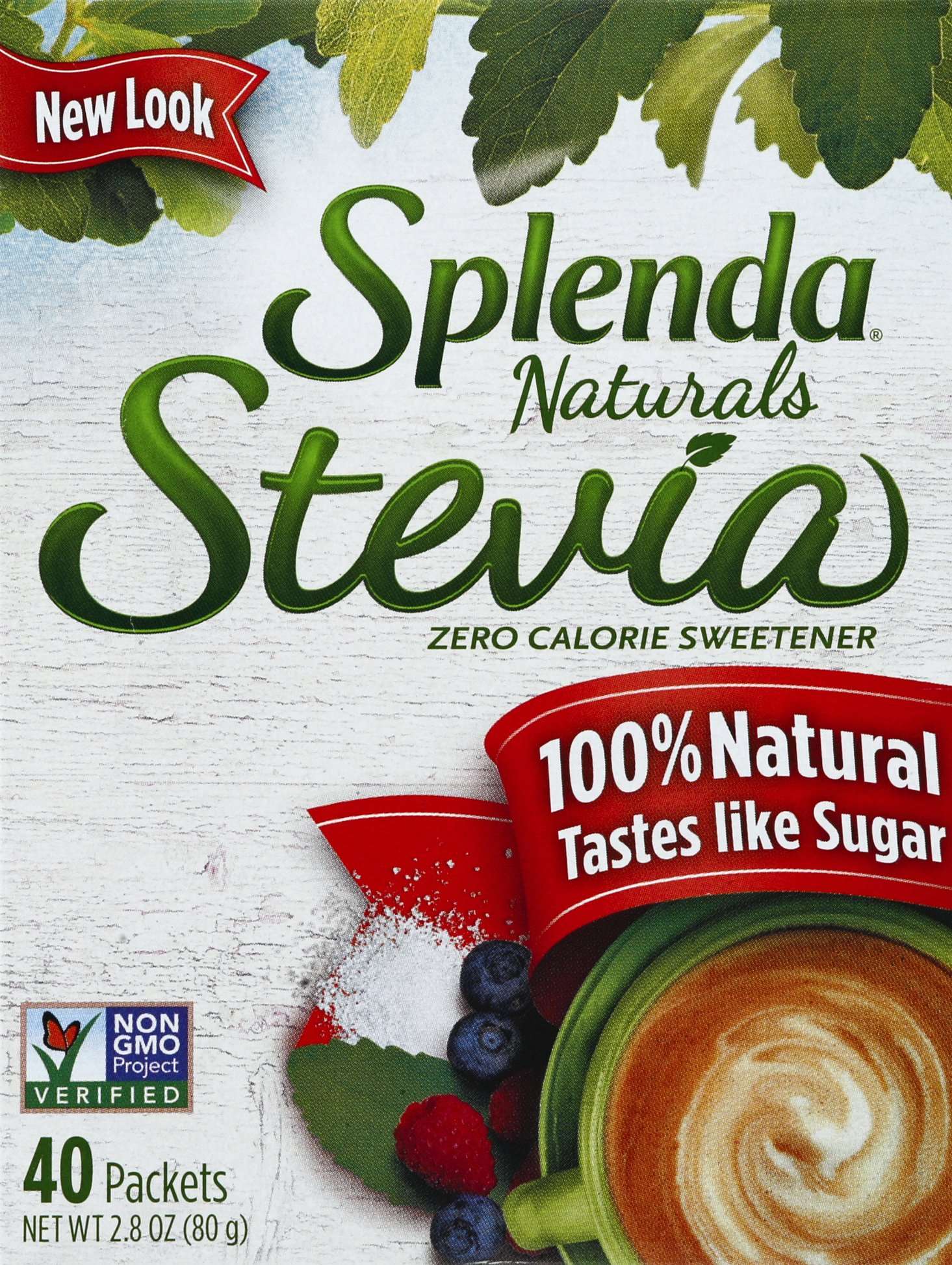 Splenda Stevia Sweeteners Splenda Packets 40 Count 