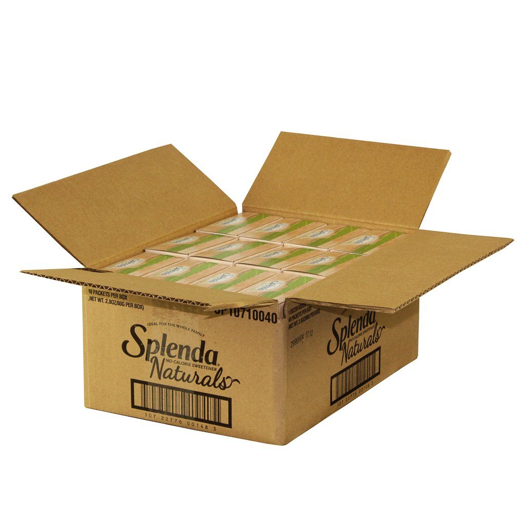 Splenda Stevia Sweeteners Splenda Packets 40 Ct-12 Count 