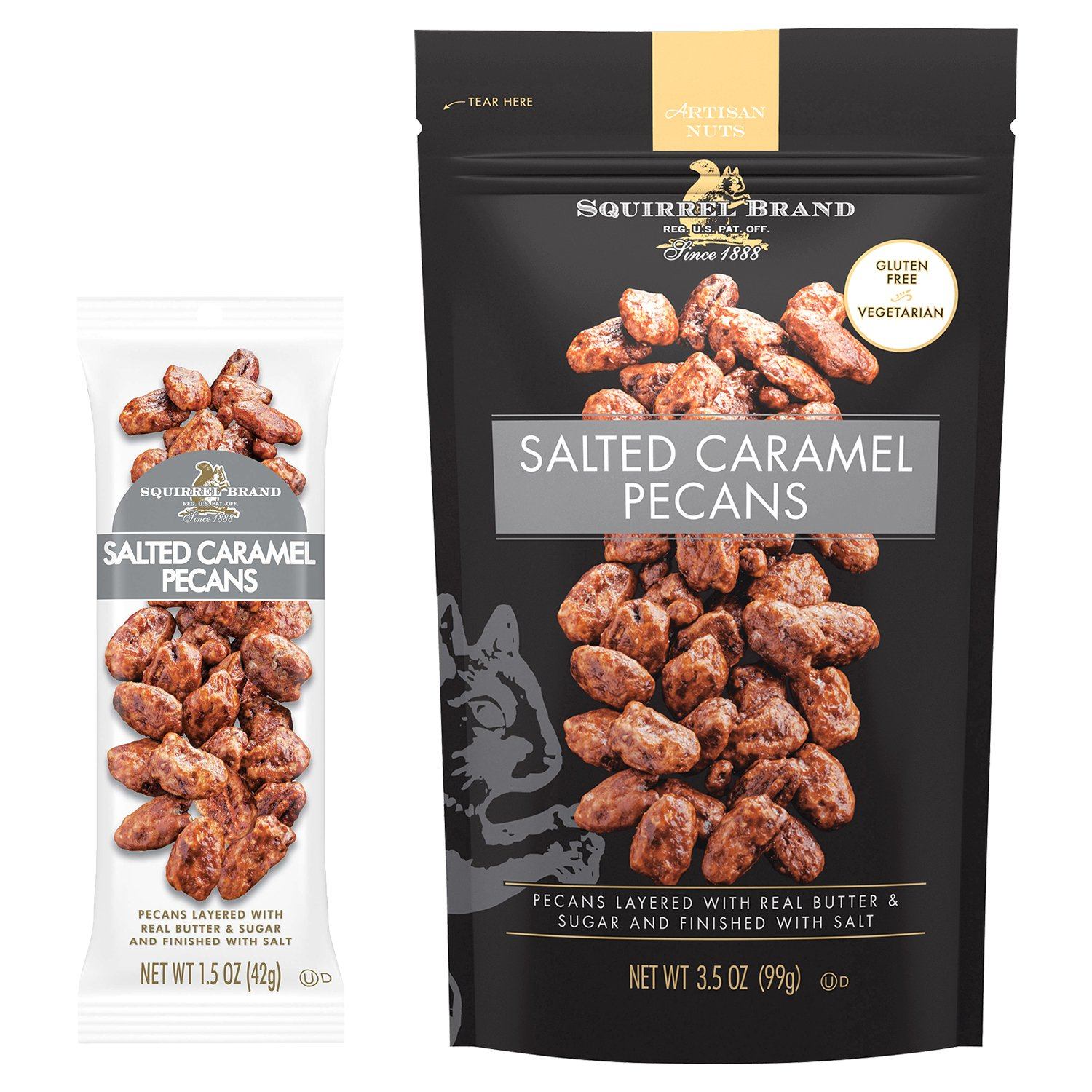 Squirrel Brand Salted Caramel Pecans Squirrel Brand 