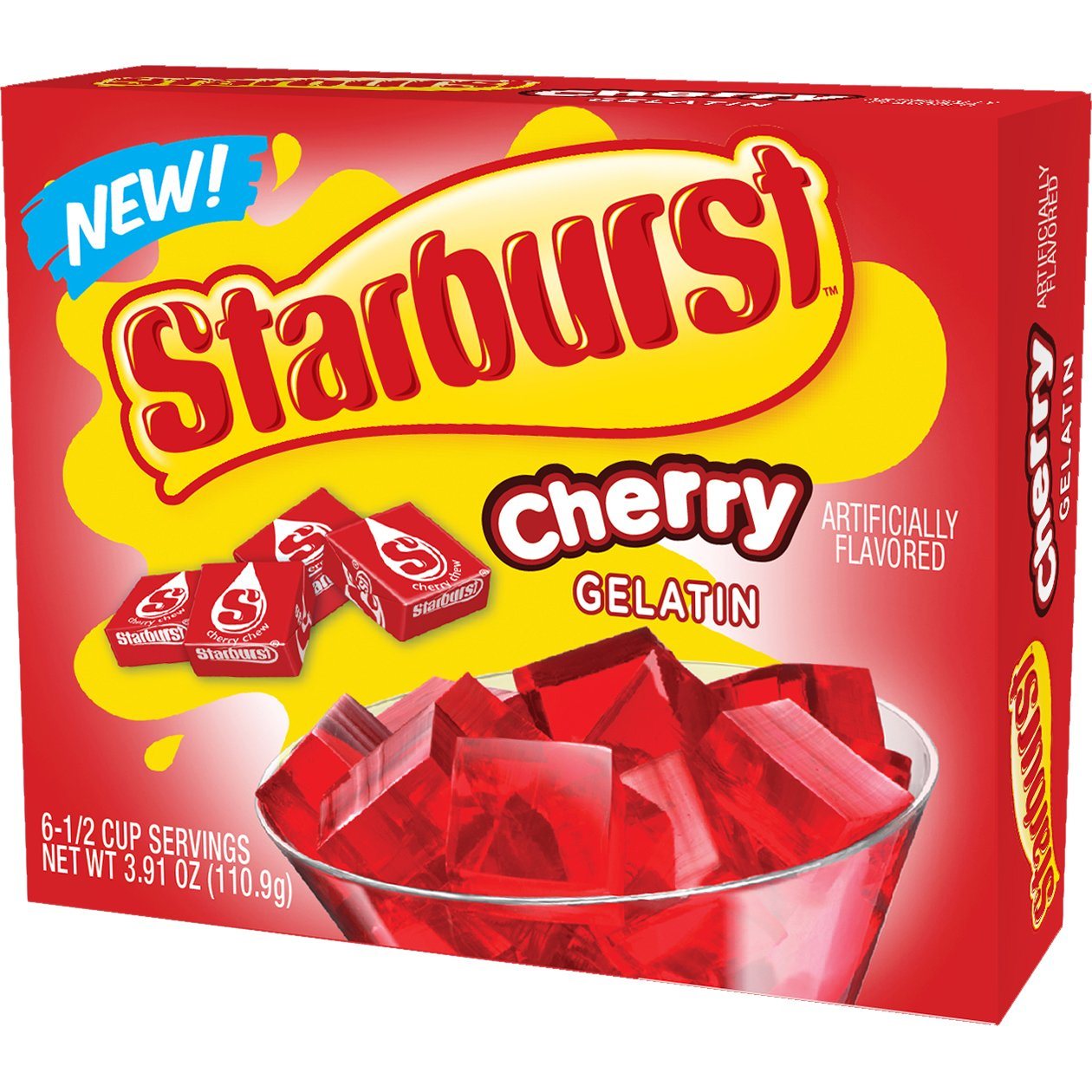 Starburst Gelatin Mix Starburst Cherry 3.91 Ounce 