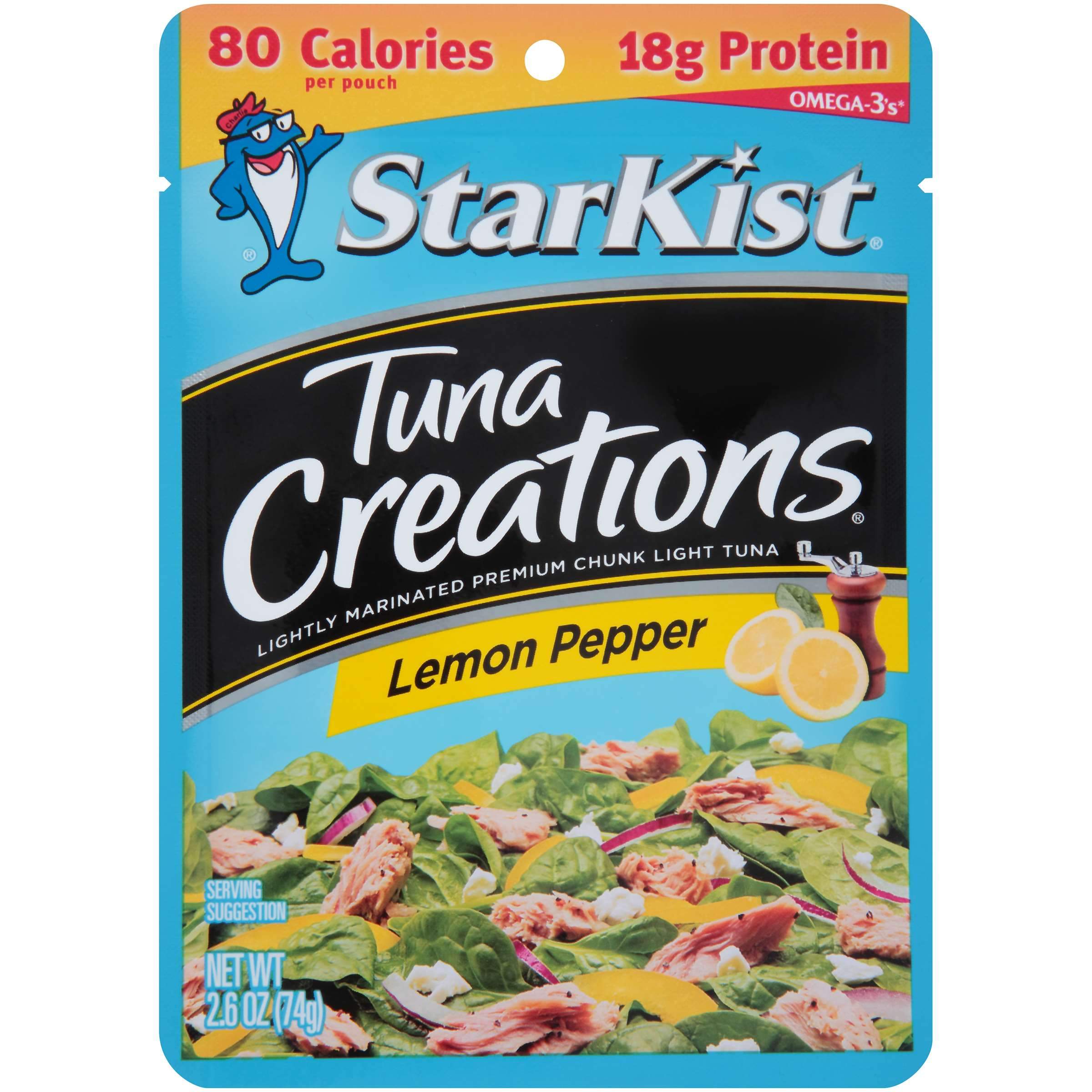 StarKist Tuna Pouches StarKist Creations Lemon Pepper 2.6 Ounce 