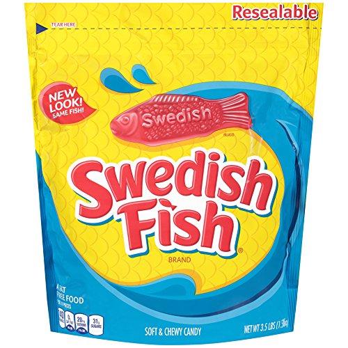 Swedish Fish Soft & Chewy Candy Swedish Fish Original 56 Ounce 