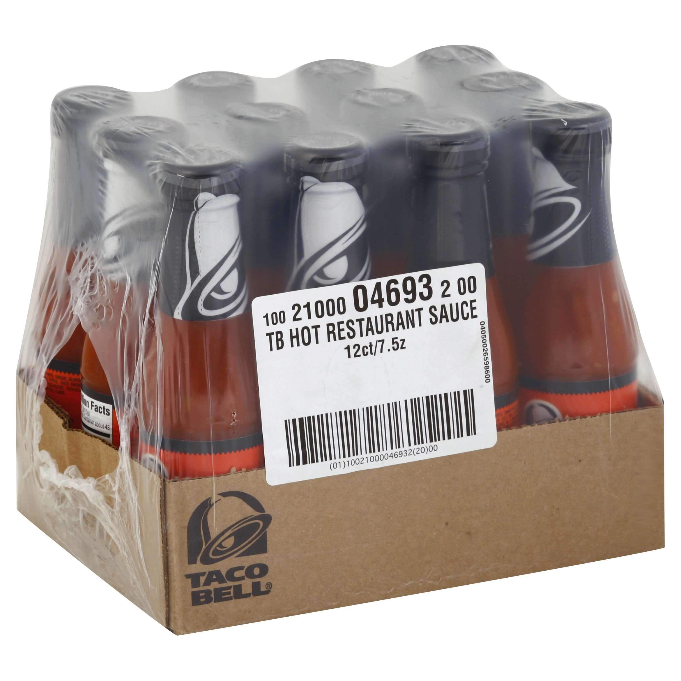 Taco Bell Sauce Taco Bell Hot Sauce 7.5 Oz-12 Count 