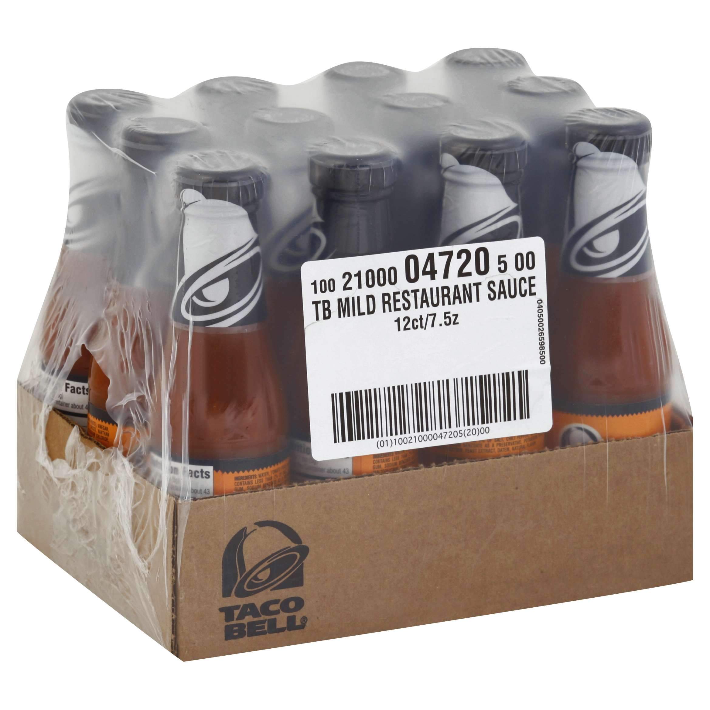 Taco Bell Sauce Taco Bell Mild Sauce 7.5 Oz-12 Count 