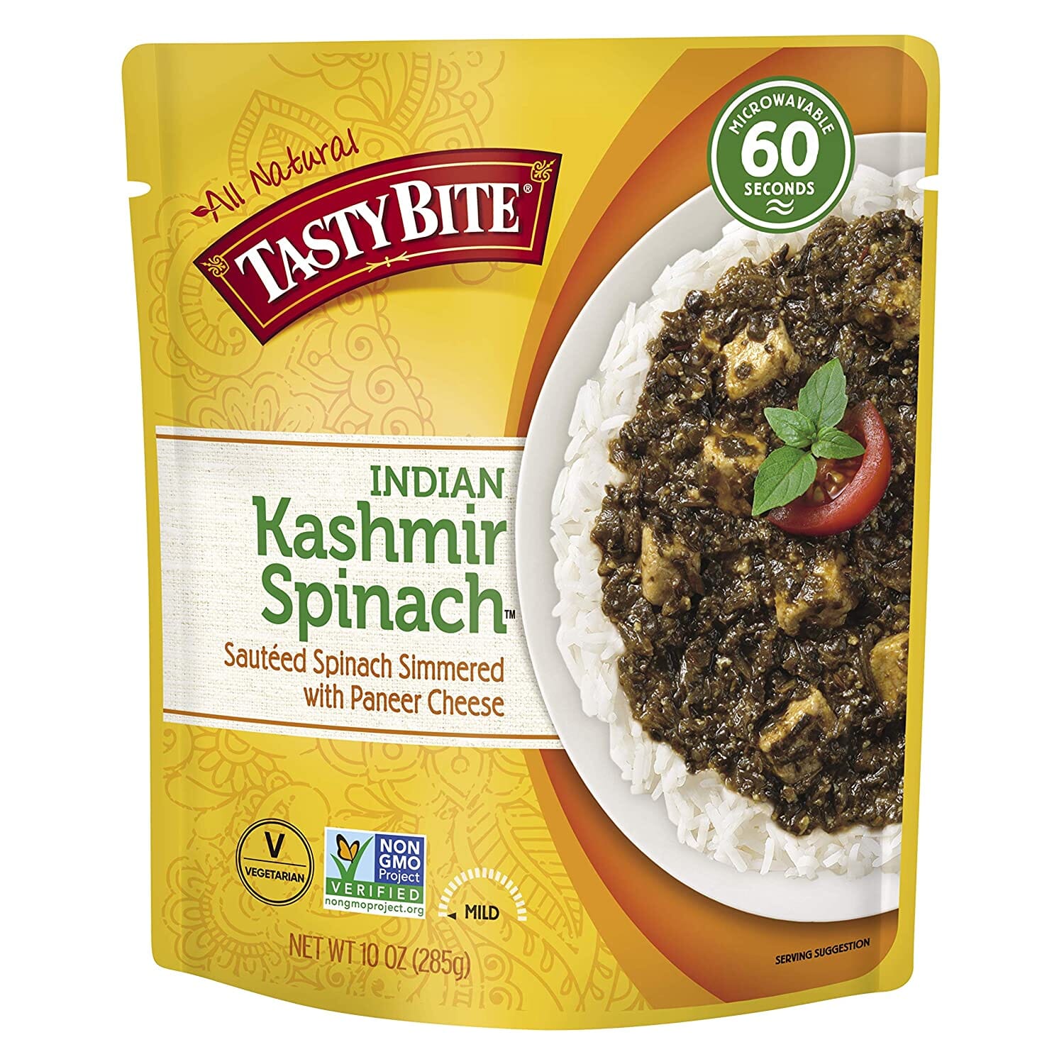 Tasty Bite Entrées Tasty Bite Kashmir Spinach 10 Ounce 