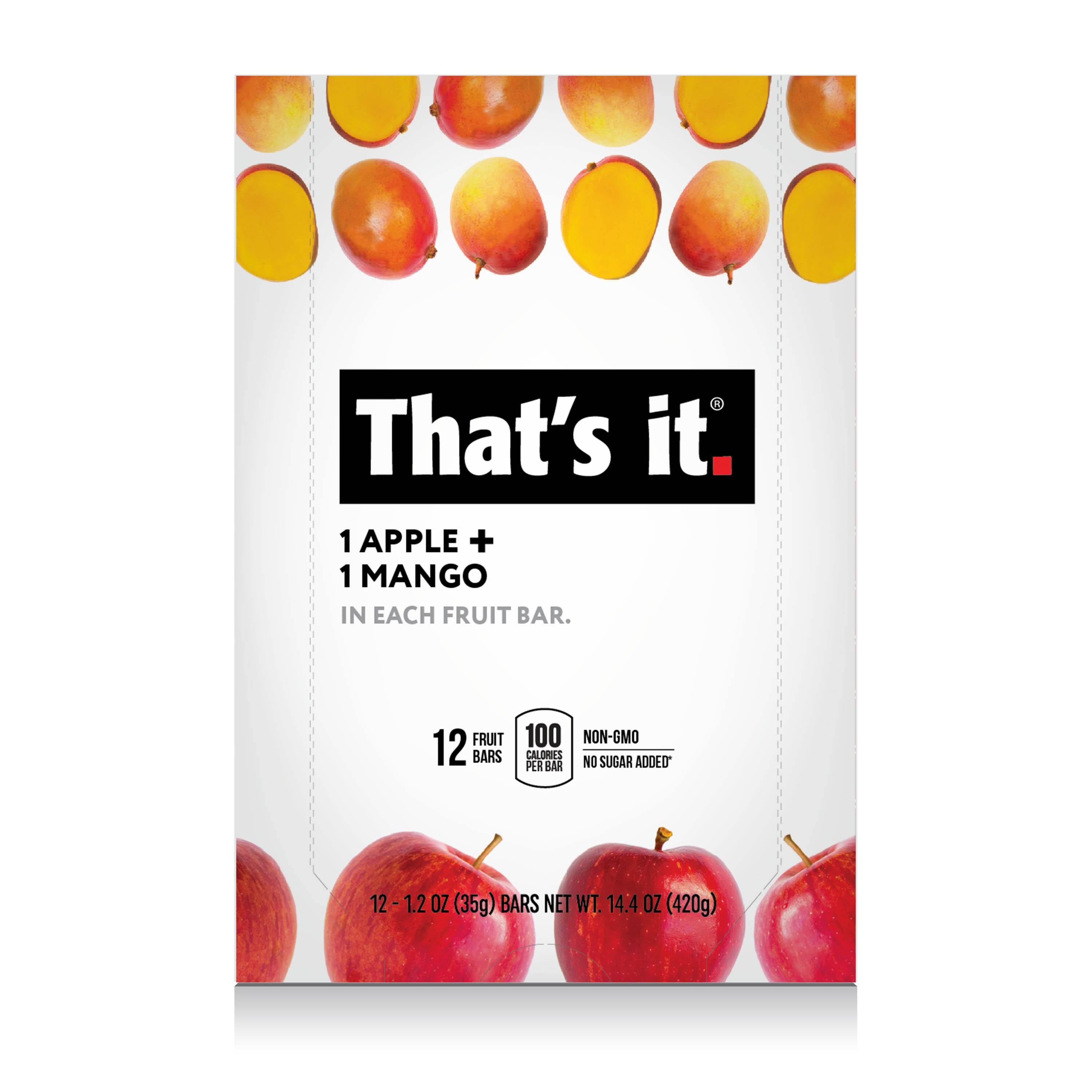 That's It Fruit Bars That's It Mango 1.2 Oz-12 Count 