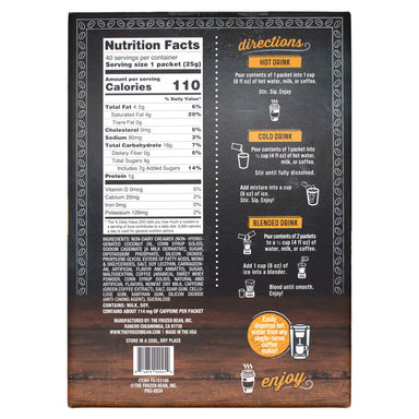 The Frozen Bean Latte Frappe Mix Snackathon Foods 