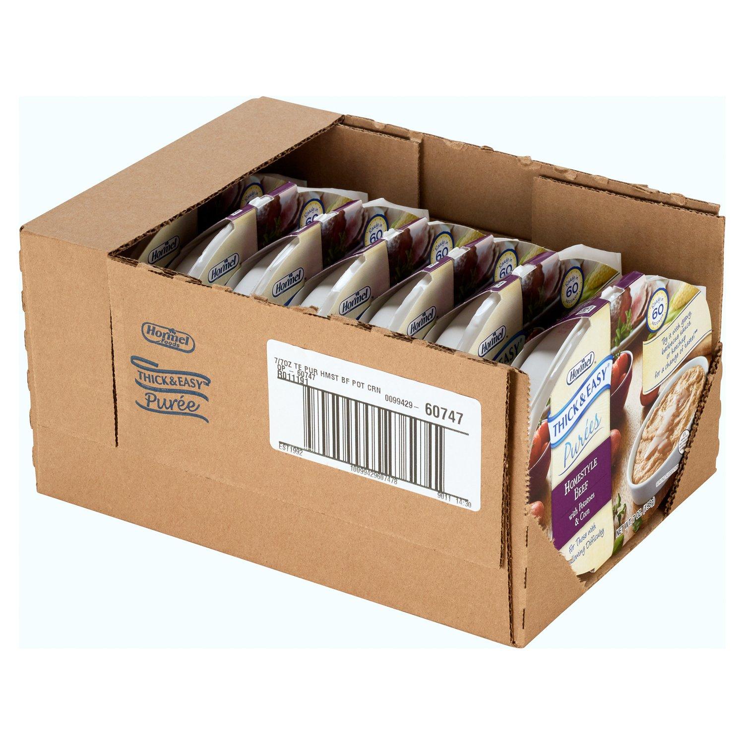Thick & Easy Pureed Meals Hormel Foods Beef With Potatoes & Corn 7 Oz-7 Count 