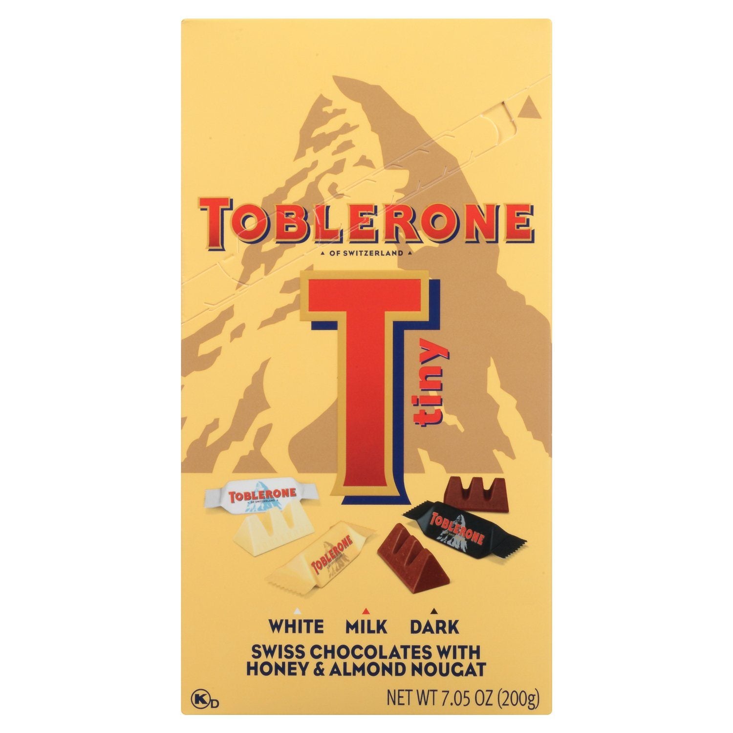 Toblerone Swiss Chocolate with Honey & Almond Nougat Meltable Toblerone 