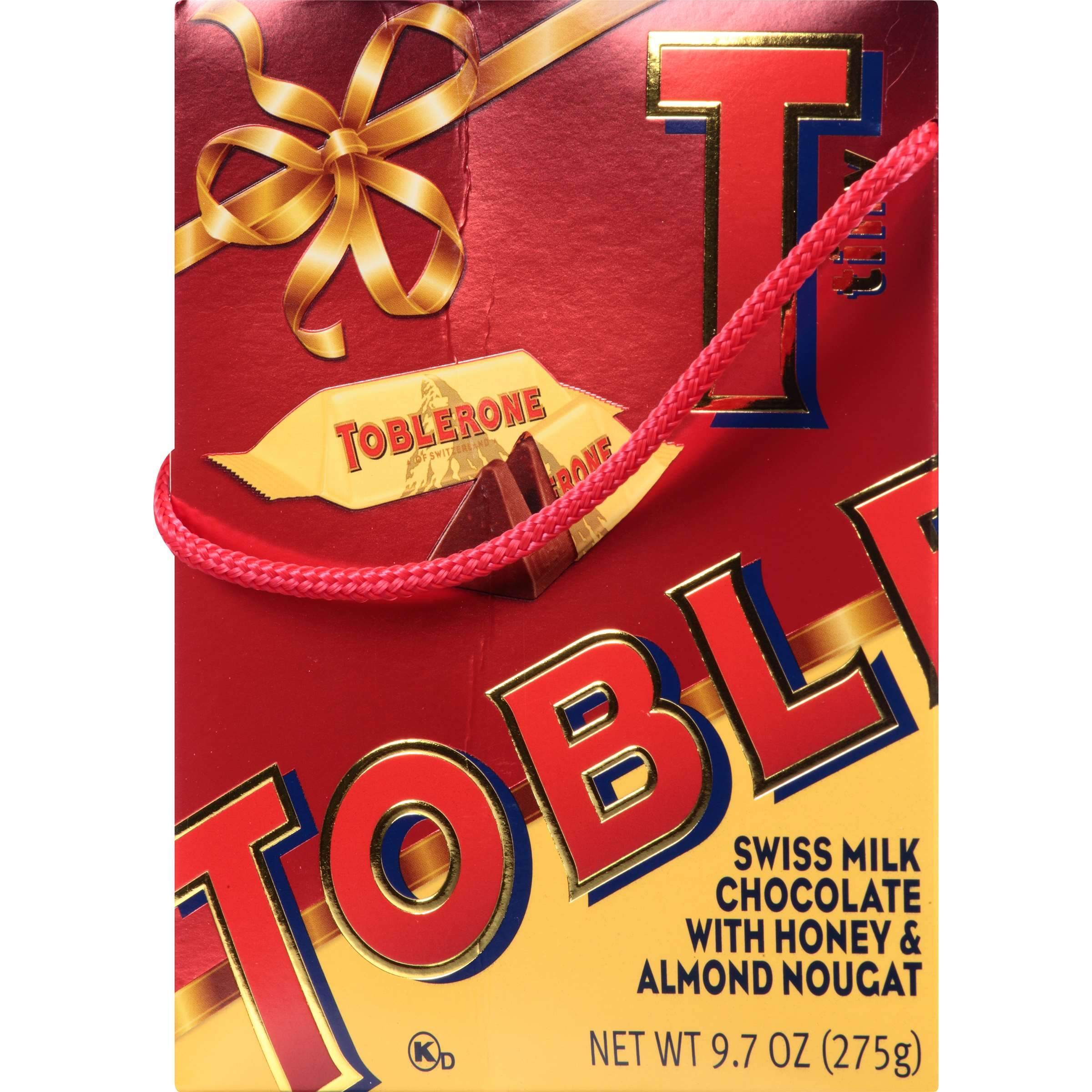 Toblerone Swiss Chocolate with Honey & Almond Nougat Meltable Toblerone 