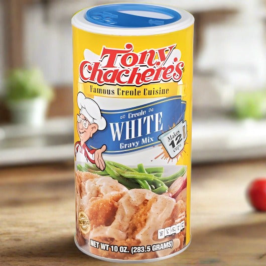 Tony Chachere's Creole Foods Instant White Gray Mix Tony Chachere's White 10 Ounce 