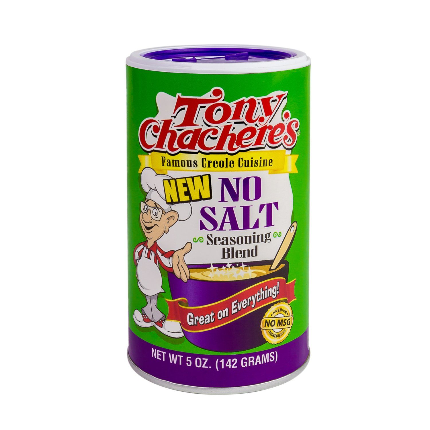 Tony Chachere's Creole Seasonings Tony Chachere's No Salt 5 Ounce 