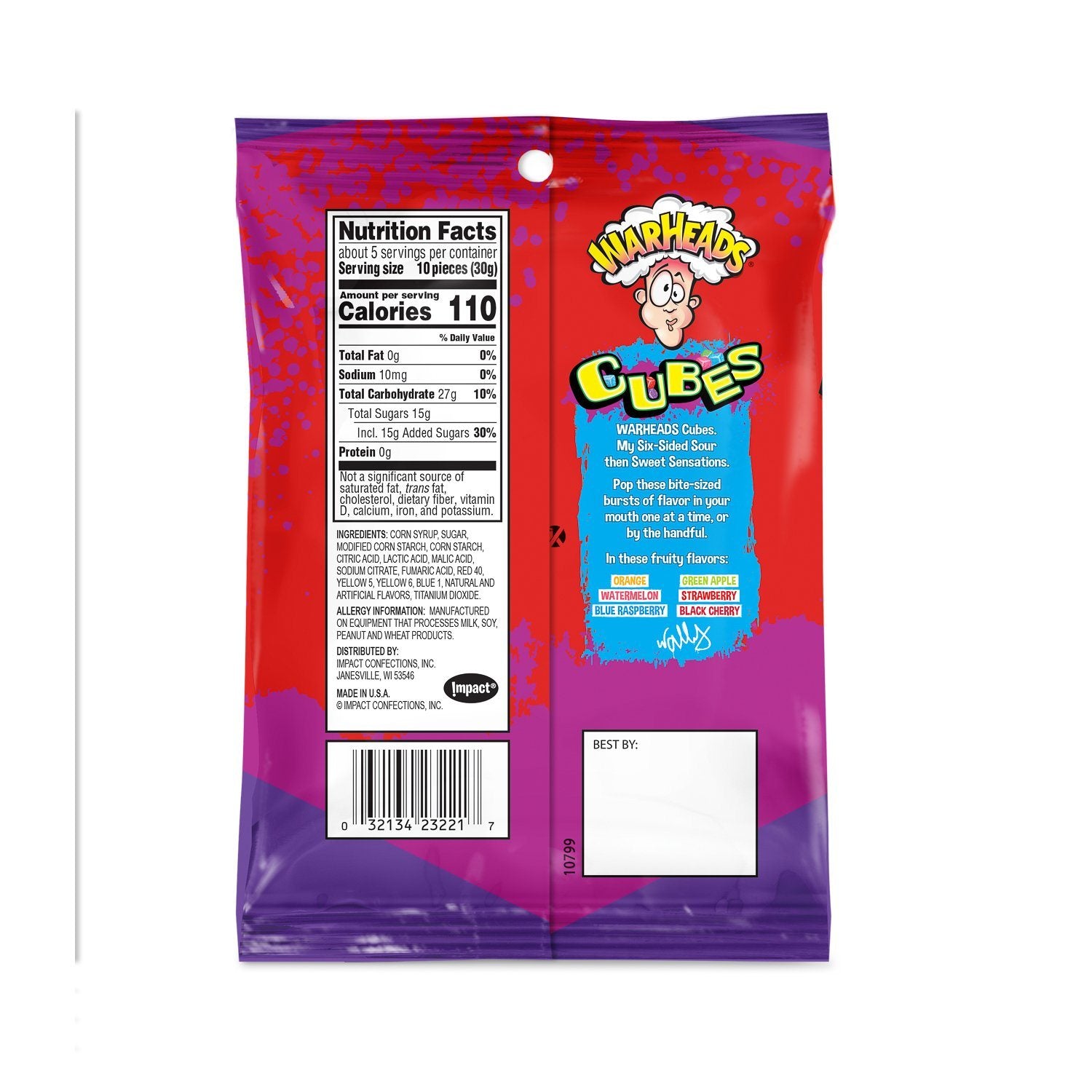 WARHEADS Chewy Cubes WARHEADS 