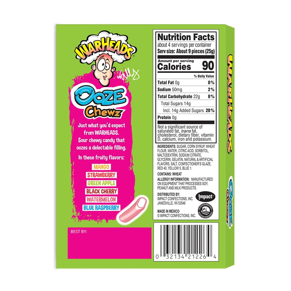 WARHEADS Ooze Chewz Ropes WARHEADS 